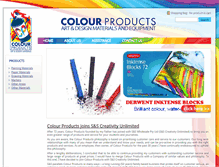 Tablet Screenshot of colourproducts.com.au